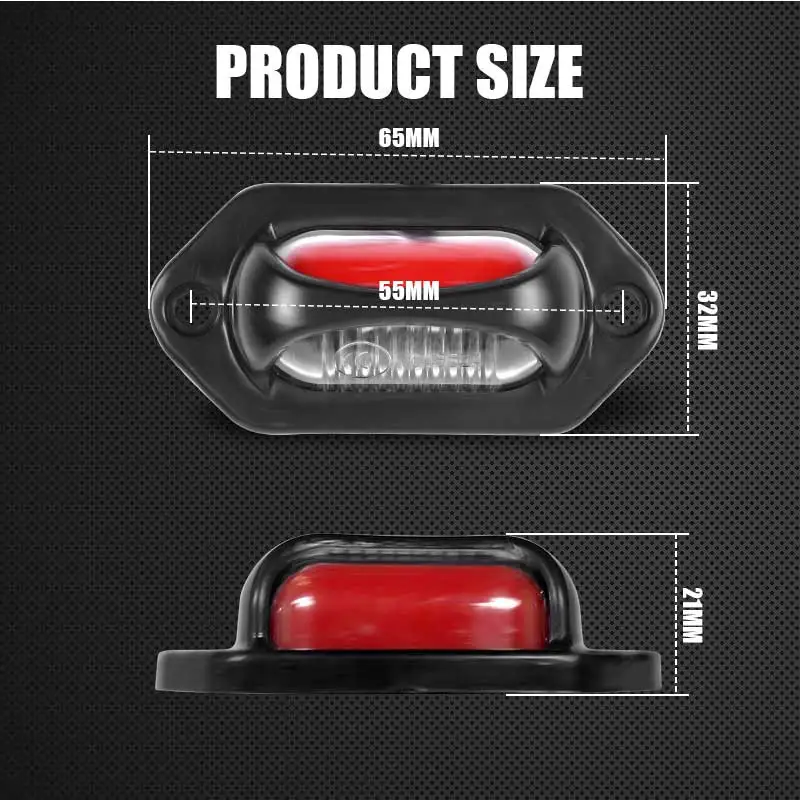 10 шт. задний тормоз 12 В 24