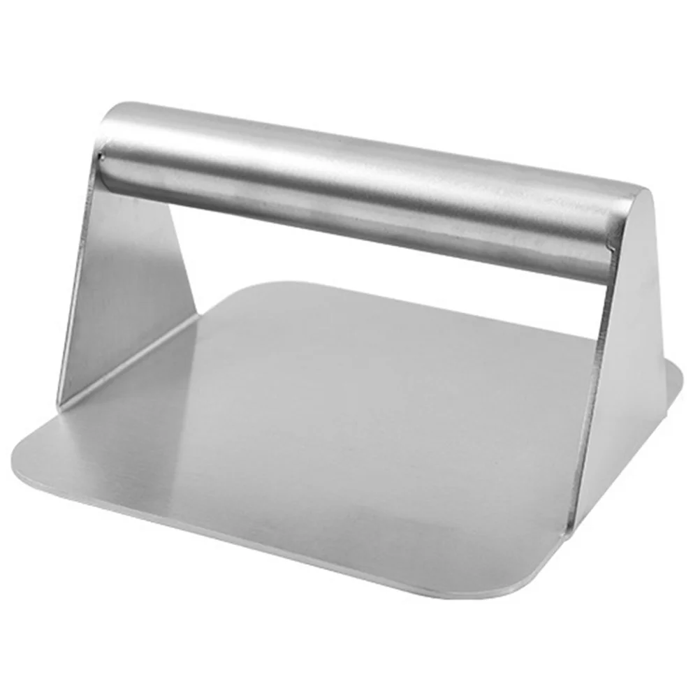 

Stainless Steel Meat Press Patty Grill Cooking Mold Kitchen Supply Burger Handle