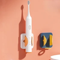 adjustable wall mounted electric toothbrush holder save space keep dry stop mildew toothbrush storage holder bathroom supplies
