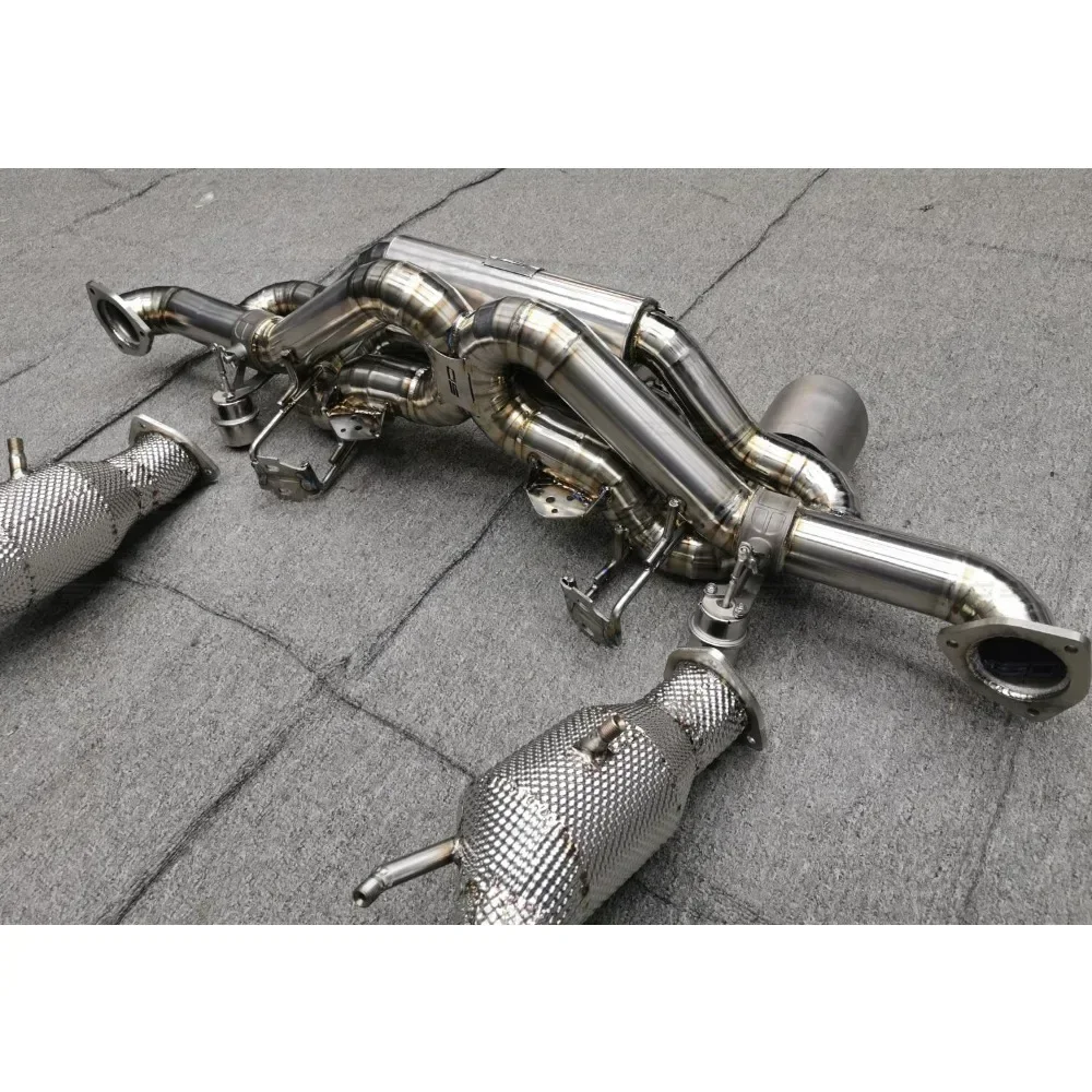 Для Porsche 718 SD из нержавеющей стали/титана Cat заднее выхлопное устройство выхлопная