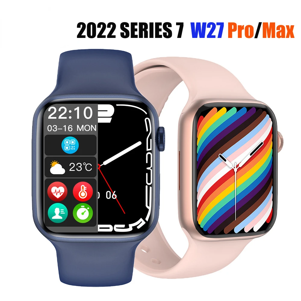 

Смарт-часы W27 Pro/Max с сенсорным экраном и поддержкой Bluetooth