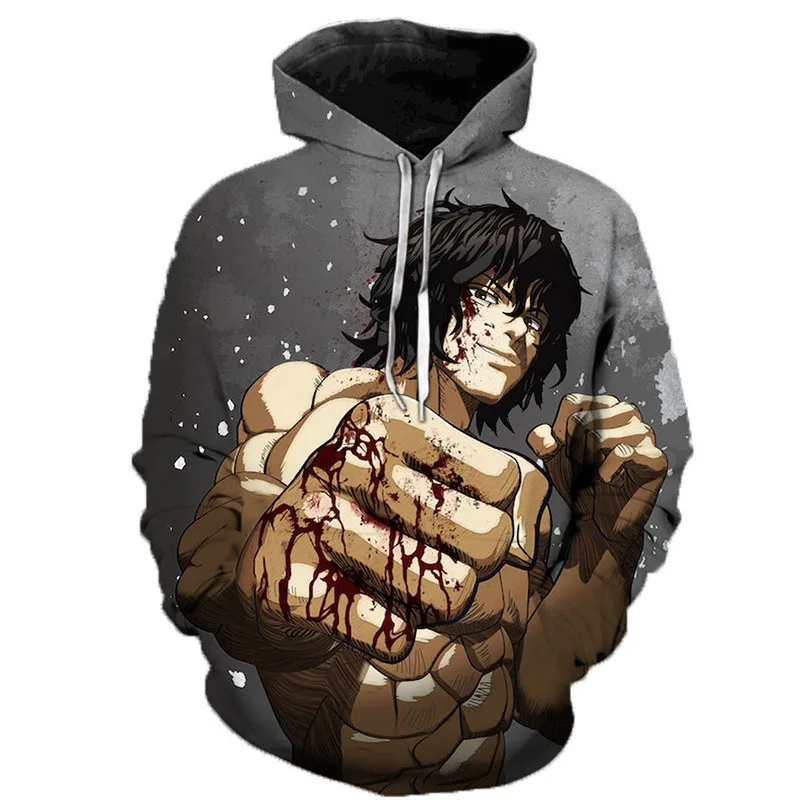 

Kengan Ashura Season 2 3D Printed Hoodies Men/Women's Fashion Casual O-Neck Oversized Pullover Coat Clothes
