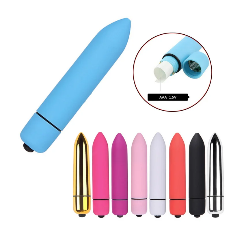 10Frequency Pointed-Toe Frosted Bullet Vibrator Female Masturbation Adult Sex Product Wholesale Foreign Trade Suppl