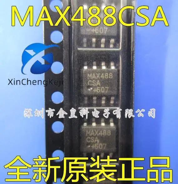 30pcs original new MAX488 MAX488ESA MAX488CSA receiver transceiver SOP-8