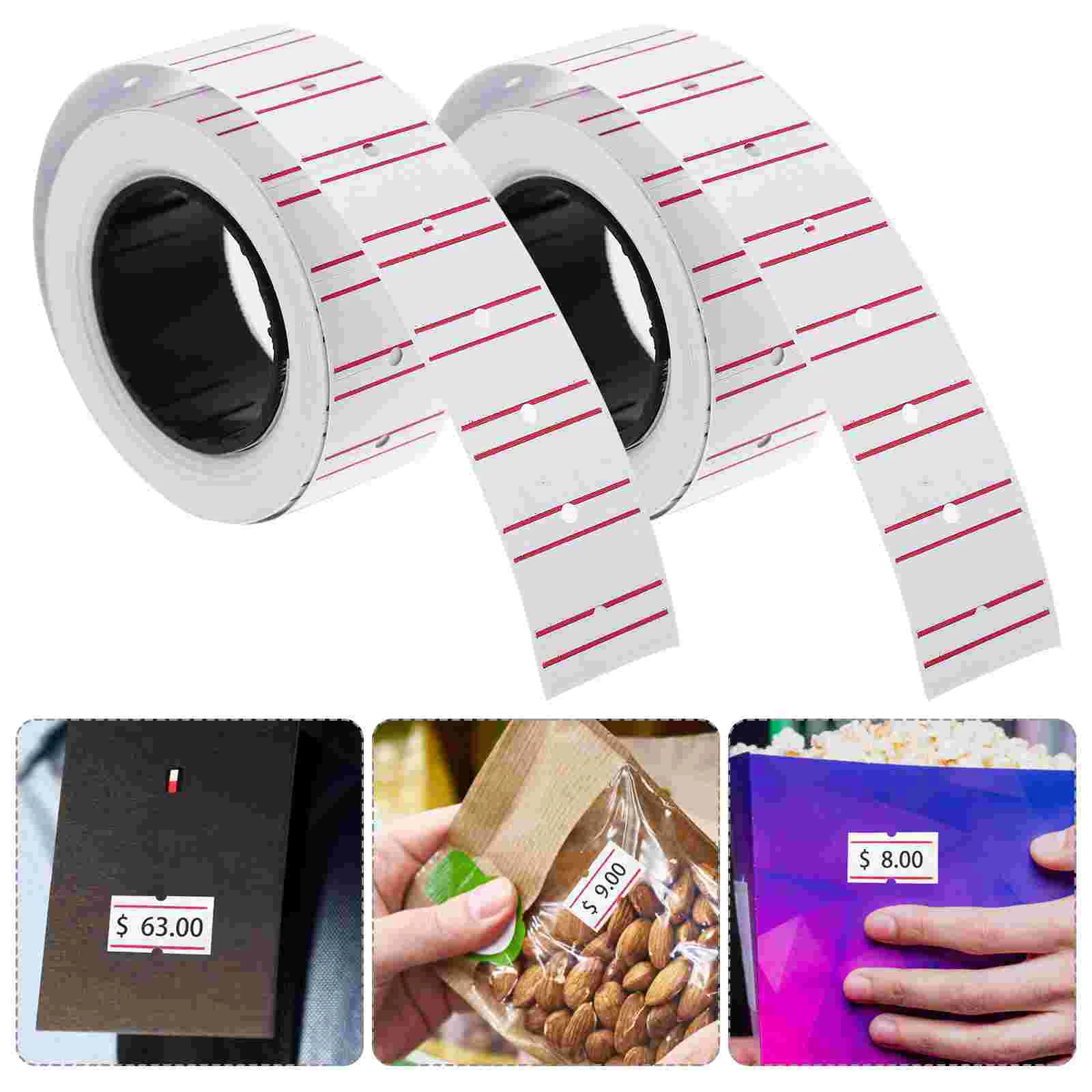 

10 Rolls Supermarket Labels Tag Labels Supermarket Cost Tag Cost Tag Sticker Supermarket Supply