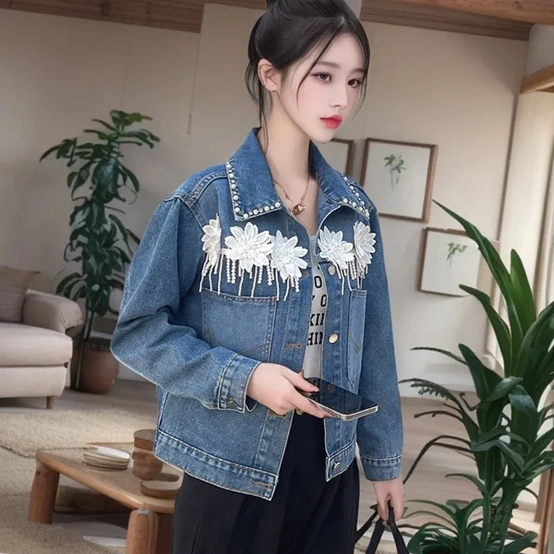 Женская джинсовая куртка XLMJDZGS