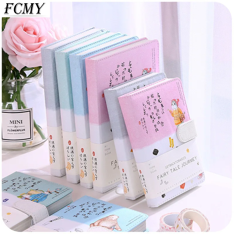 

Kawaii тетрадь с животными милый планировщик красочные Мультяшные вкладыши Мягкая Обложка Блокнот Дневник Школьные принадлежности ежедневник 2022 журнал