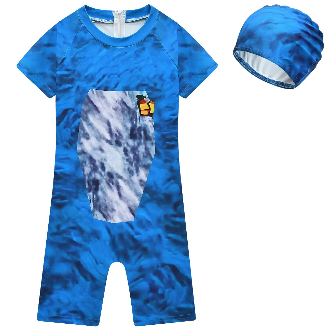 Детский слитный купальник с биркой Gorilla Tag