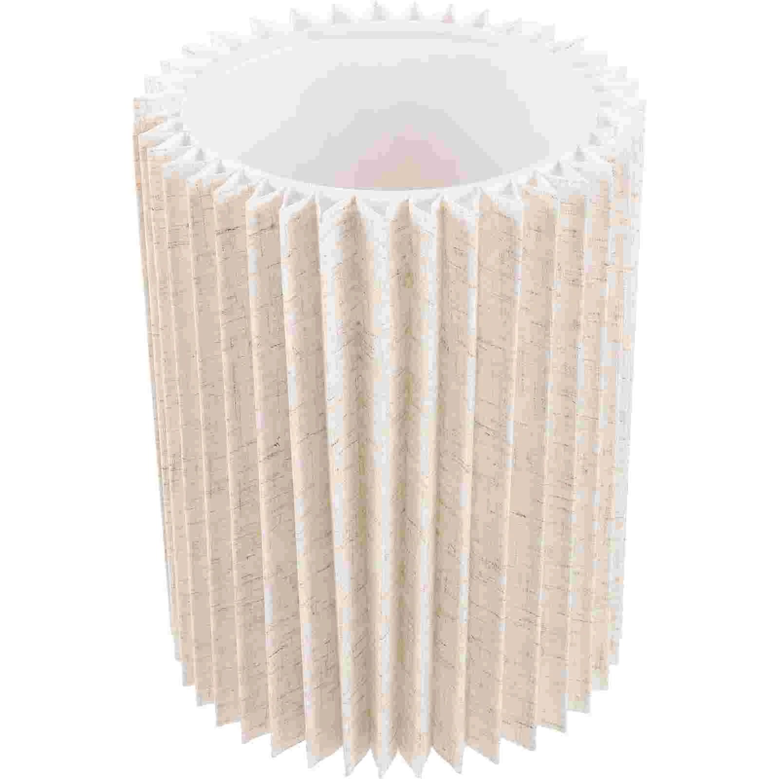 

Pleated Lampshade Household Light Cloth Detachable Floor Personality Table Chandelier Desk Cover Home Fabric Lampshades Abjura