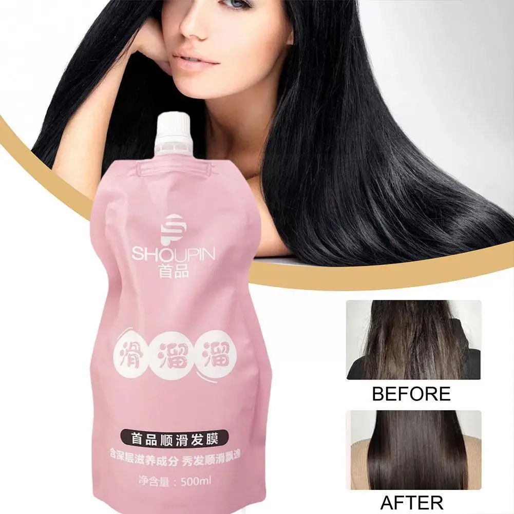 

Repair Damage Hair Mask Hair Shampoo Keratin Hair Scalp Straightening Hair Treatment Steaming Repairing Spa 500ml No Cream L9Q0