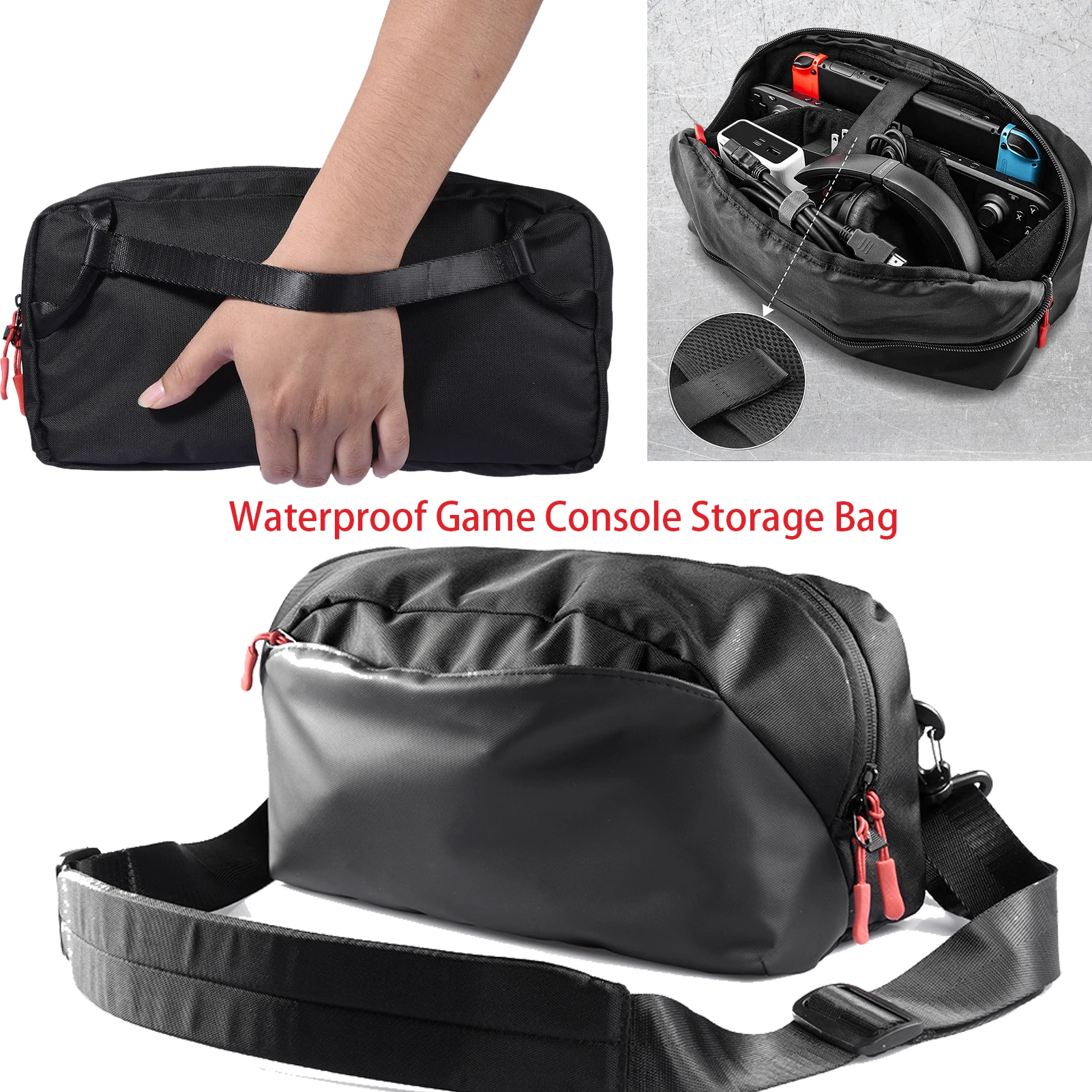 

Waterproof Game Console Protection Bag Waterproof Protection Case for Retro Game Console Portable Handheld Game Player Shell