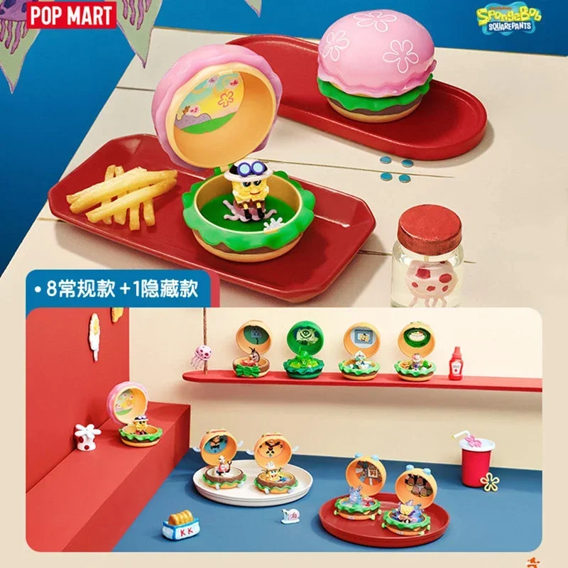 Фото POP MART SpongeBob: Серия «Краби Патти» — Фигурки-бестселлеры, оригинальные таинственные коробки, игрушки-сюрпризы, милые настольные фигурки №2