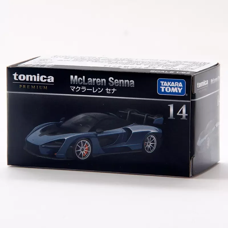 Takara Tomy Tomica Premium TP14 Mclaren Senna синяя модель игрушечного автомобиля в коробке