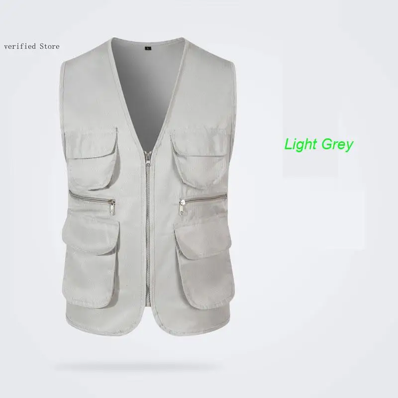 Карманная рабочая одежда для журналистов безопасный жилет мужчин и женщин