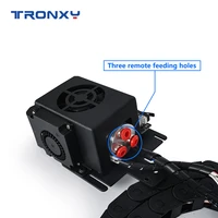 tronxy multi color extruder 3 in 1 out three colors switching hotend hot end kit for 0 4mm 1 75mm 3d printer upgrade kit