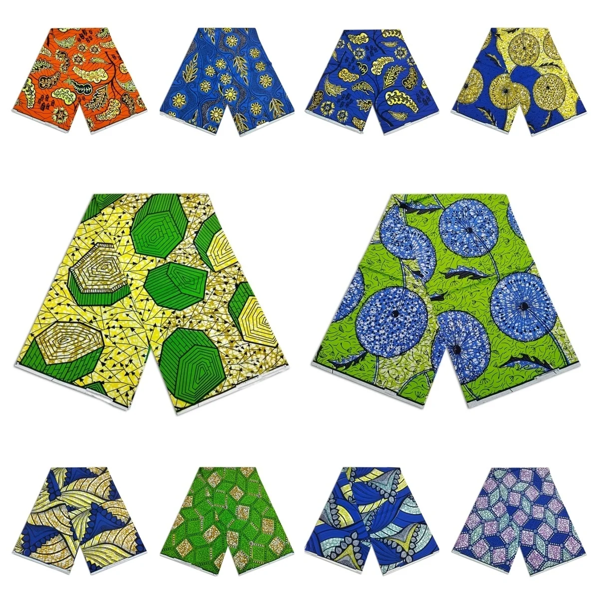 

African Wax Print Ankara Fabrics 100% Cotton Nigerian Patchwork Sewing Guaranteed Veritable Real Wax For Wedding Party Dresses