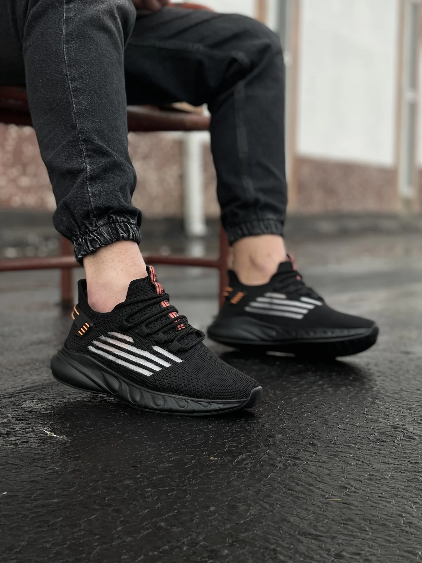 

CO708 вязаная одежда кружевные высокие кроссовки черные мужские кроссовки