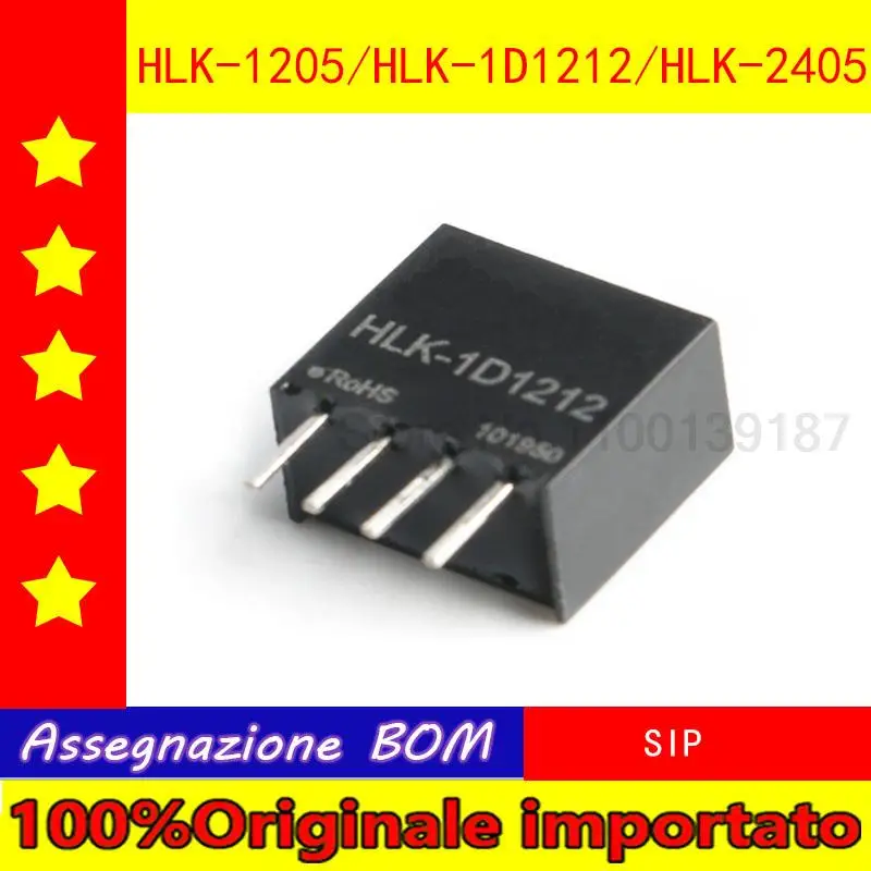 

D1212 HLK - 1/1205/2405 DC - DC маломощная SIP-изоляция фотомодуля с инкапсуляцией 1 Вт