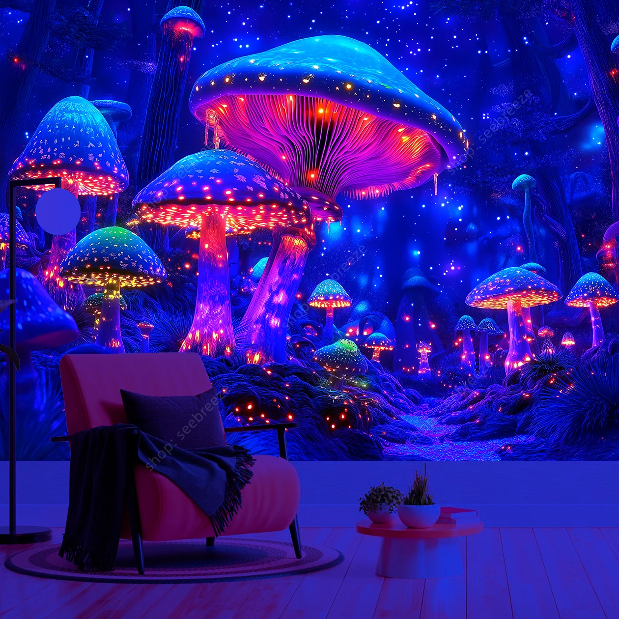 

Гобелен "Грибной лес", полиэстер