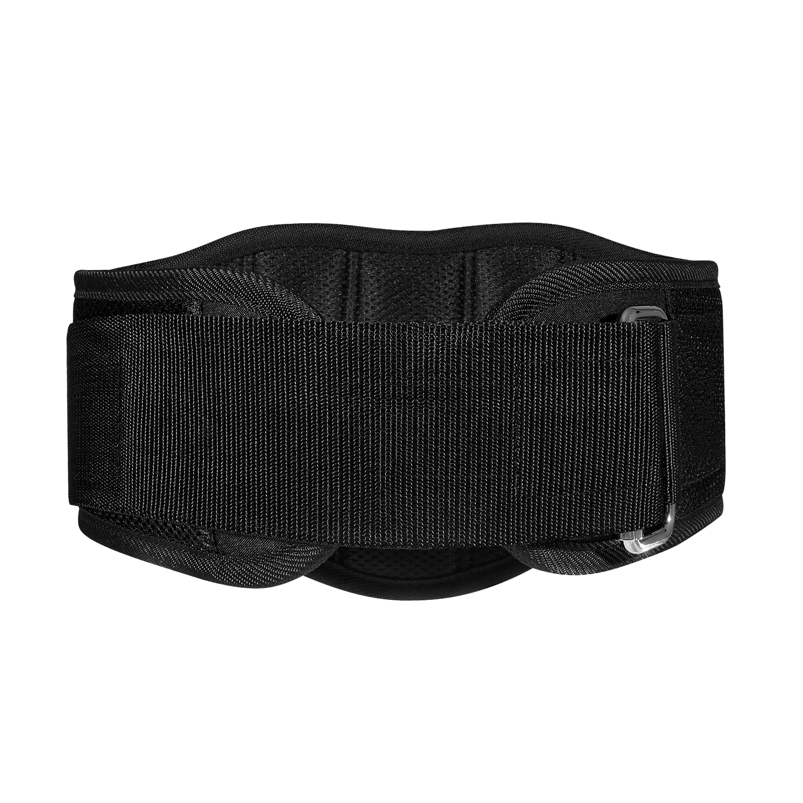 

Healifty Weight Lifting Belt Lumbar Waist Support Belt for Squats Lunges Deadlift Men (Size L, Black)
