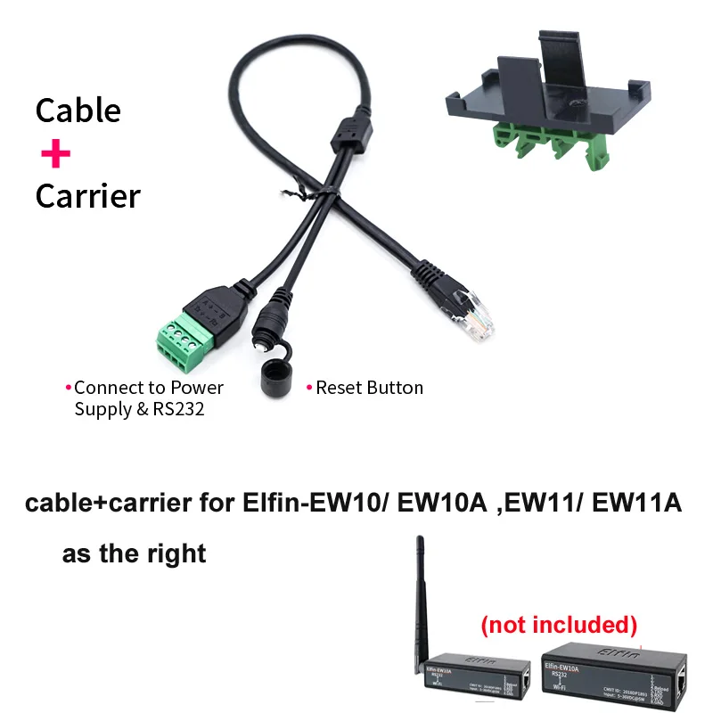 Кабель-переходник для адаптера передачи интерфейса Elfin-EW10A EW11A Elfin-EE10A EE11A RJ45 RS232 RS485