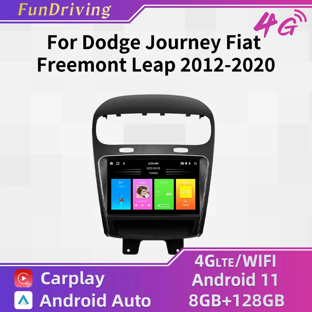 

2 Din Android Car Stereo Radio for Dodge Journey Fiat Freemont Leap 2012-2020 Gps Car Multimedia Player Autoradio Head Unit Wifi