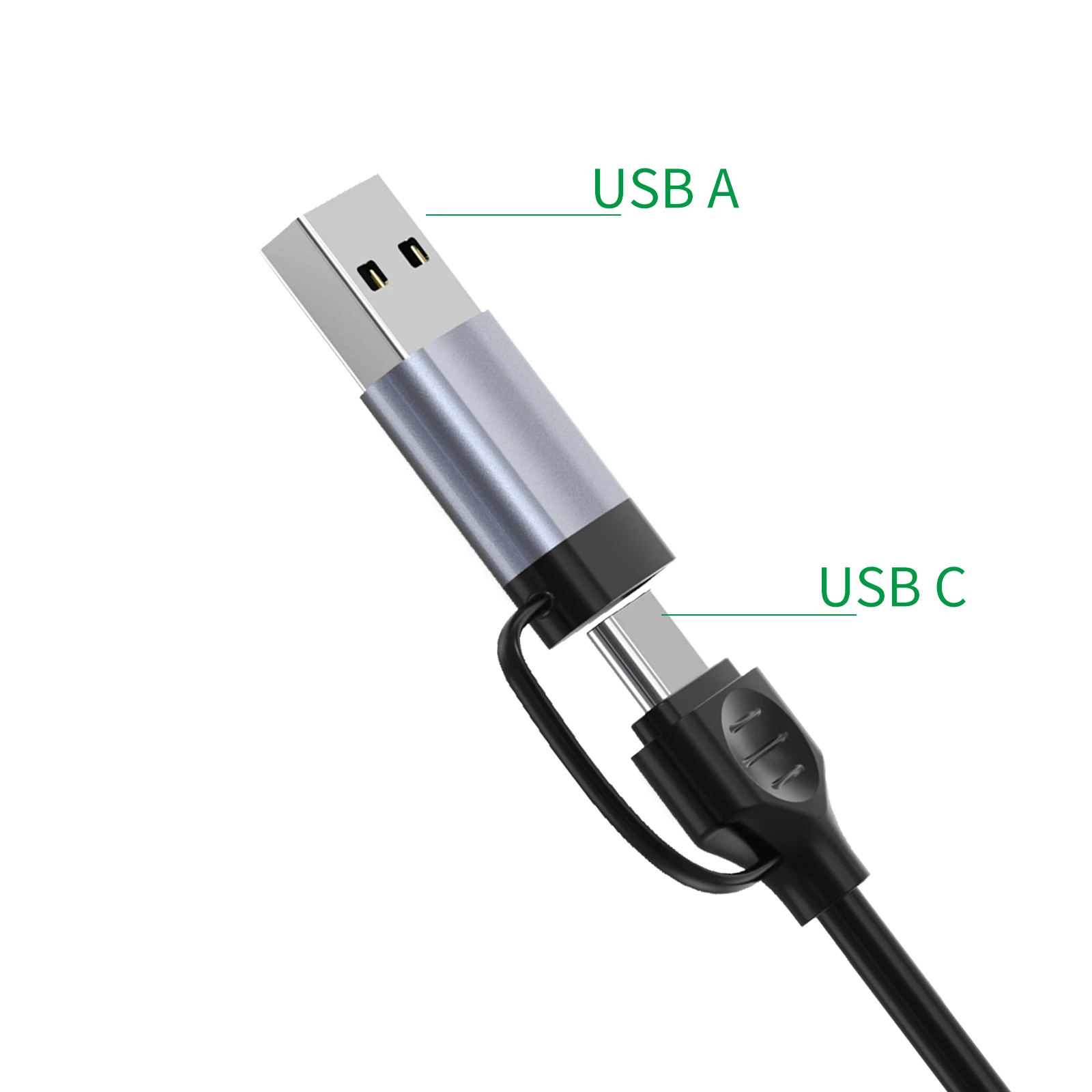Фото AIRSKY USB C Docking Sation to DP HDMI-адаптер-концентратор для мобильных телефонов Huawei Samsung, планшетов, ПК, ноутбуков, телевизоров, проекторов, мониторов №5