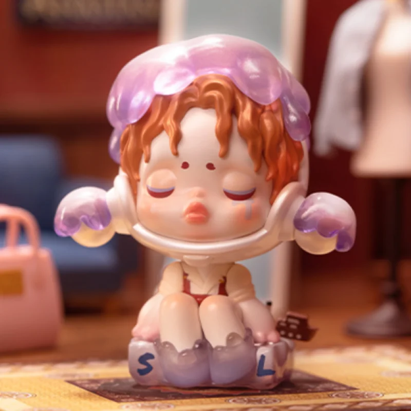 

POP MART SkullPanda серии Action Cut, милые объемные модели, популярные коллекционные случайные художественные игрушки для искусства, подарок