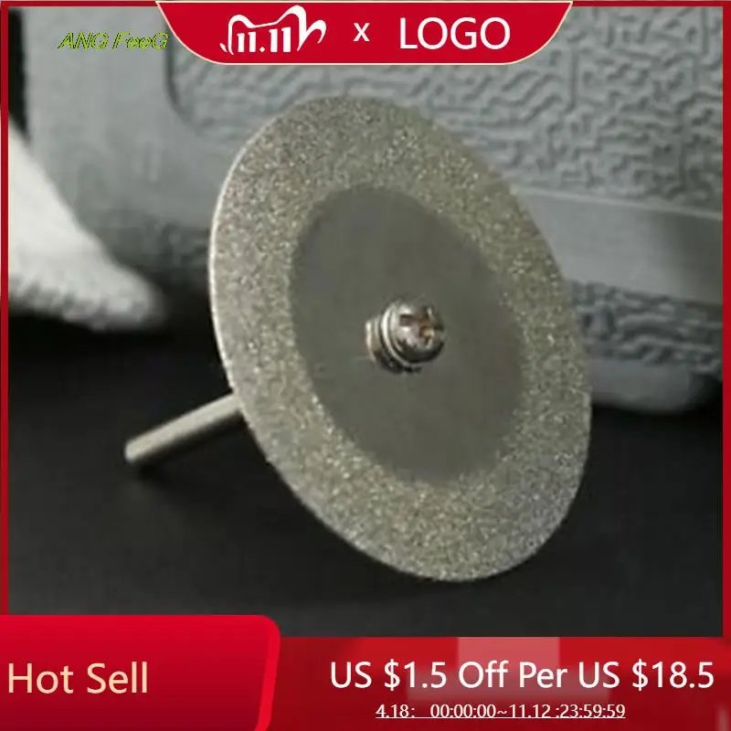 

10pcs Diamond Polishing Mandrel 40mm 1.6inches Diamond Cutter Off Polisher Discs Wheel Rotary Power Tools