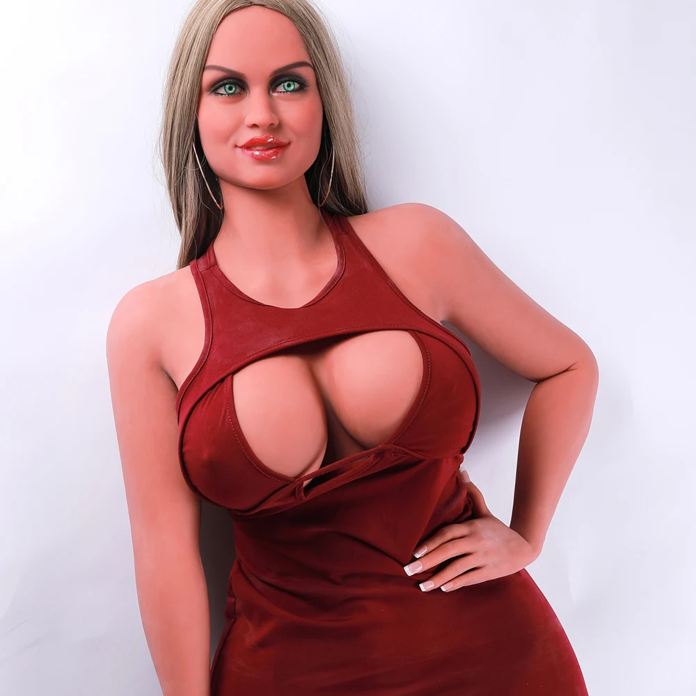 163 см TPE секс-куклы большие груди толстые Полные европейские блондинки красота