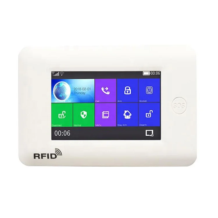 

Daytech TA03 Wifi/GSM/3G/GPRS touch screen smart wireless home security system