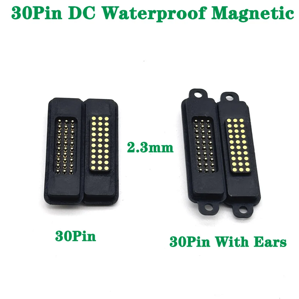 1 пара 30-контактных с ушками водонепроницаемое расстояние 2 30 мм магнитный разъем