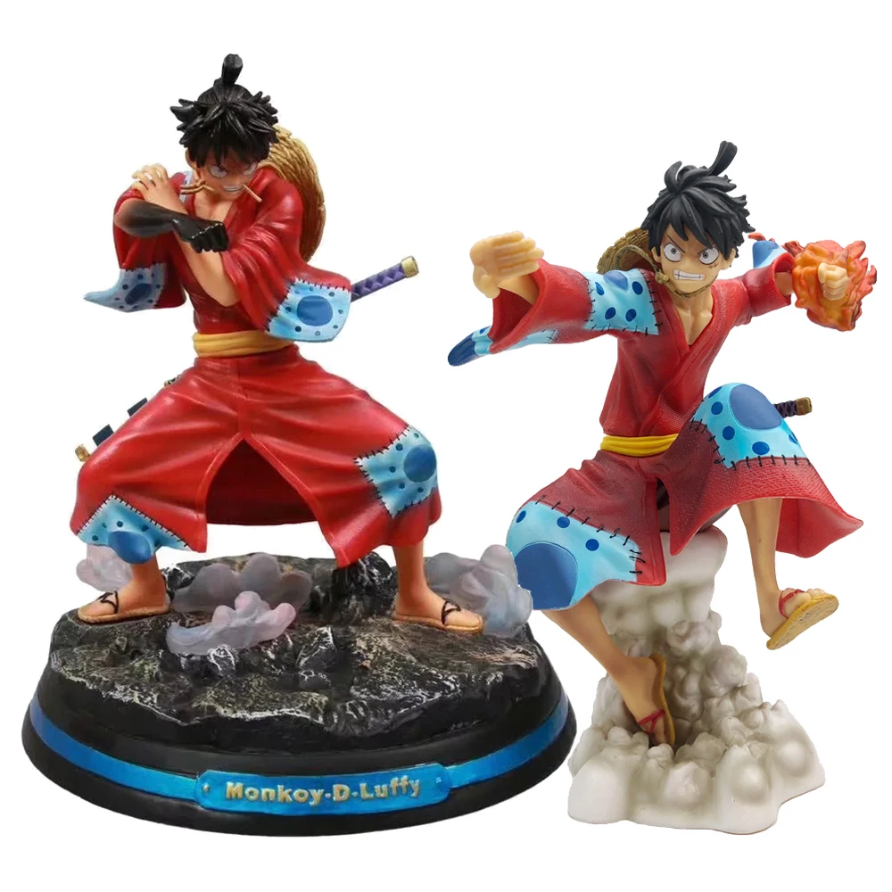 Аниме Фигурка GK кимоно Луффи экшн-фигурка вано статуя ПВХ отличная большая