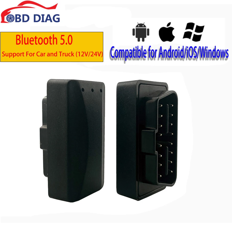 ELM327 для автомобилей и грузовиков Bluetooth 5,0 elm 327 Инструмент ...