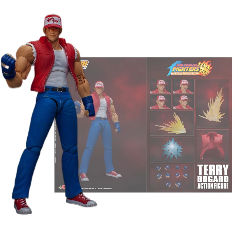 

In Stock Original Storm Toys 1/12 KOF The King of Fighters '98 TERRY BOGARD Anime Figure Model Collecile Action Toys Gifts