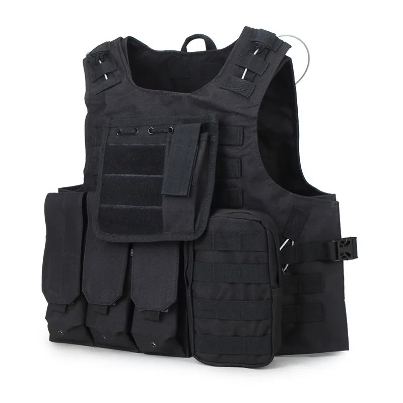 

600D oxford Tactical Vest Mens Military Hunting Field Battle Airsoft Molle Waistcoat Combat Assault Plate Carrier