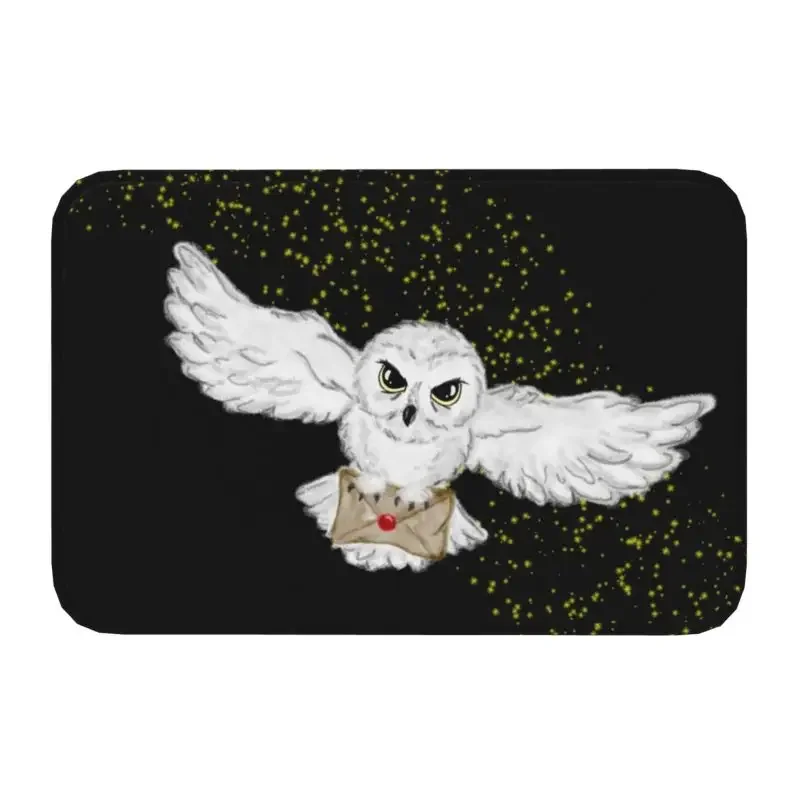 

Owl Flight Tote Bag Front Door Floor Entrance Mat Outdoor Witch Magic Bath Kitchen Doormat Living Room Carpet Rug