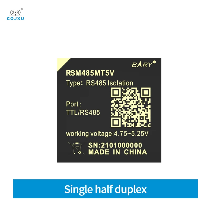 Single-channel Full-duplex High-speed Type RS485 Isolated Transceiver Module RSM485MT5V Industrial Grade Isolated Voltage 3000V