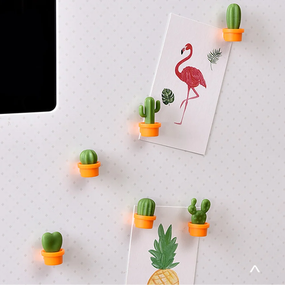 

6pcs Fridge Magnets Portable Cute Lovely Message Post for Refrigerator Home