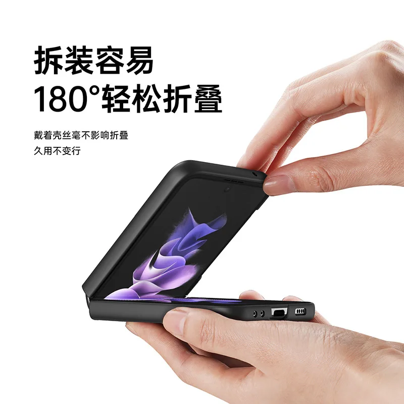 Original Dux Ducis Pu Leather Case For Samsung Galaxy Z Flip3 Flip 3 5g Coque Luxury Thin Flip Cover Wallet Phone Cases