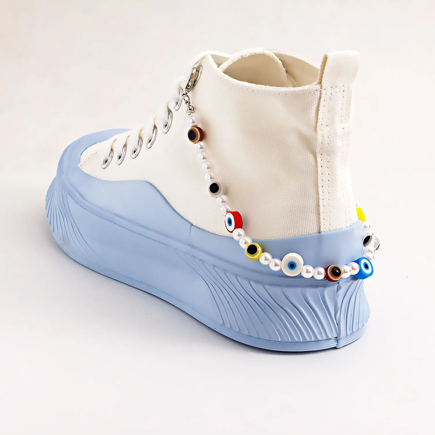 

Ins Imitation Pearl Devil's Eye Shoe Chain Accessories Women's Shoes Accessories Resin Fashion Charm Accessories Gifts Festivals