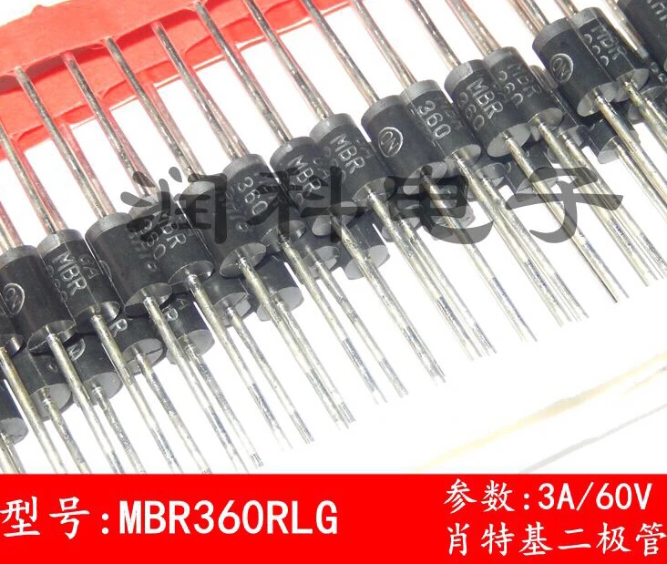 100 шт./лот MBR360RLG MBR360 DO-201AD новый оригинальный
