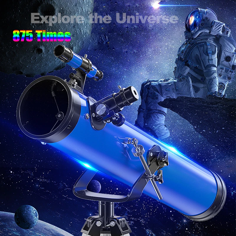 

875 Times Zoom Telescope Astronomic Professional 1.25 Inch New Upgrade HD Night Vision Deep Space Star View Moon Meteor Shower