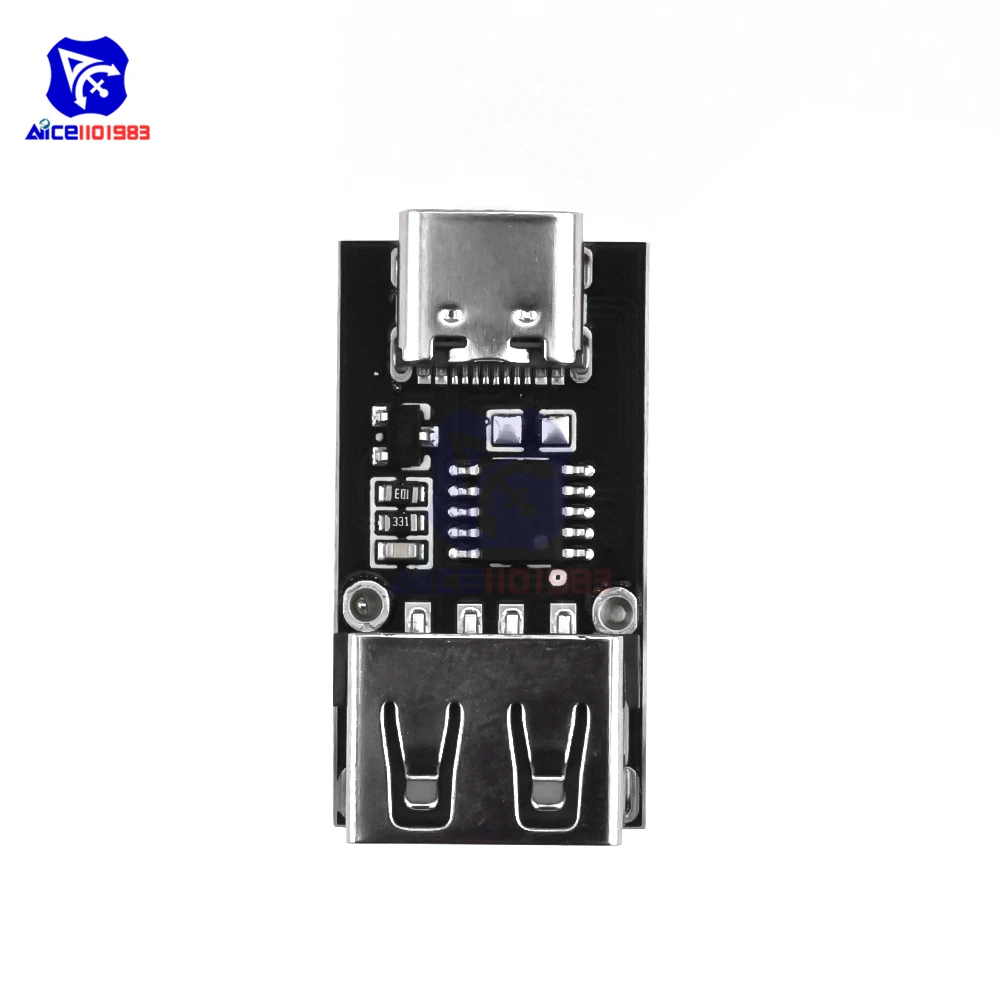 PD QC Быстрая зарядка триггер USB DC-DC UPS 9/12/20V Тип c модуль питания плата внешнего
