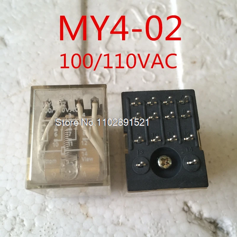 MY4-02 100 110 В переменного тока