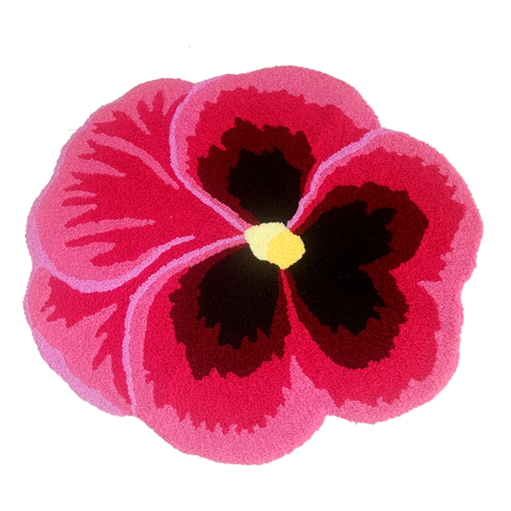 

Crafts for adults Latch hook kit with Pre-Printed Pattern Flowers Carpet embroidery set Hook mat Creative DIY Handcrafts diy bag