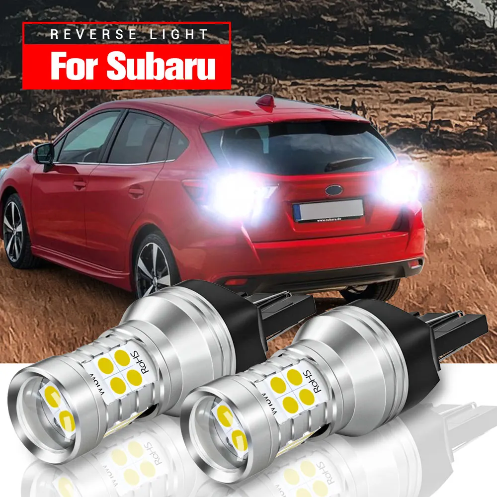 

2pcs LED Backup Light Reverse Lamp Blub W21W 7440 T20 Canbus Error Free For Subaru Forester SH 2009-2012 Impreza GT GG GD