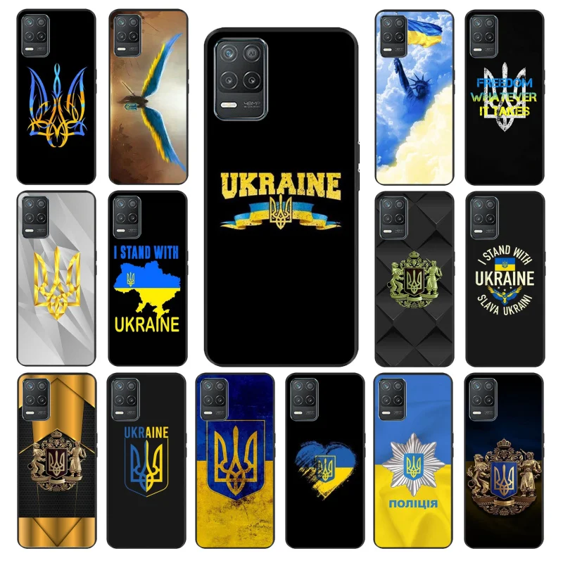 

Phone Case for OPPO Realme GT 2 Pro X2 Pro XT C25S 8 7 6 Pro 6i Realme GT Master C3 C21 C21Y C11 X3 SuperZoom Ukraine Flag Case