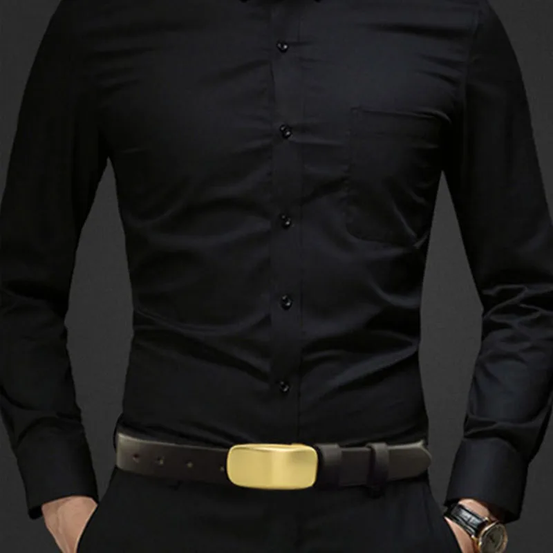 High Quality Black Classic Buckle Belt Men's Fashion Brown Designer Casual Belt Top Calf Leather Deep Coskin Ceinture