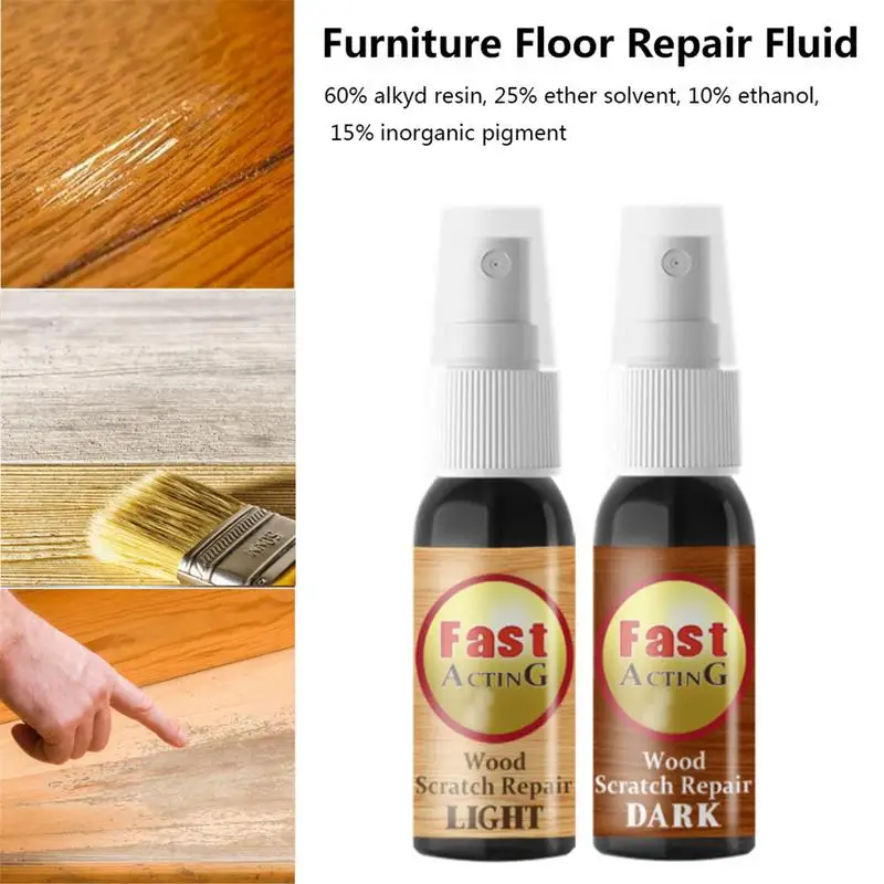 

Newly 2PCSSet Wood Repair Kit Furniture Paint Floor Repair Kit Sticks Floor Furniture Scratch Fix It Wood Glue 40A